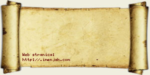 Kristina Miljanić vizit kartica